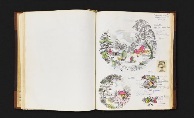 Christmas pattern books from the archives