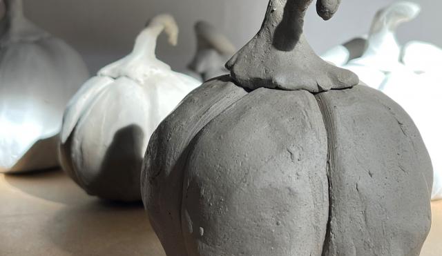Clay Pumpkin