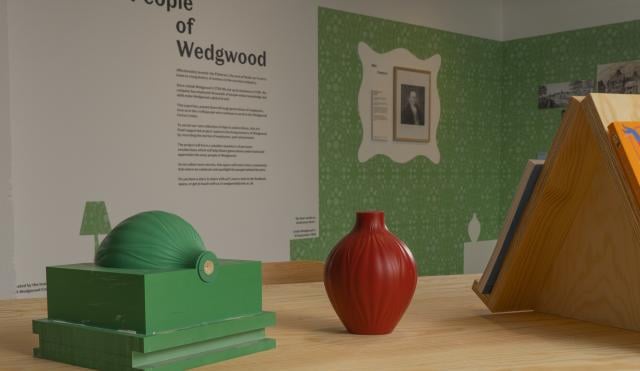 An image of the colourful People of Wedgwood Space at World of Wedgwood. 