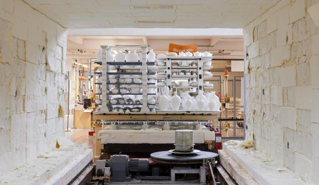 inside a Wedgwood Factory Kiln