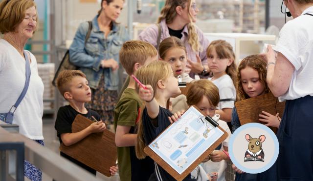 Children on a Factory tour