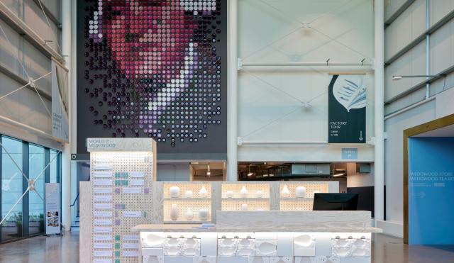 Front Desk at World of Wedgwood
