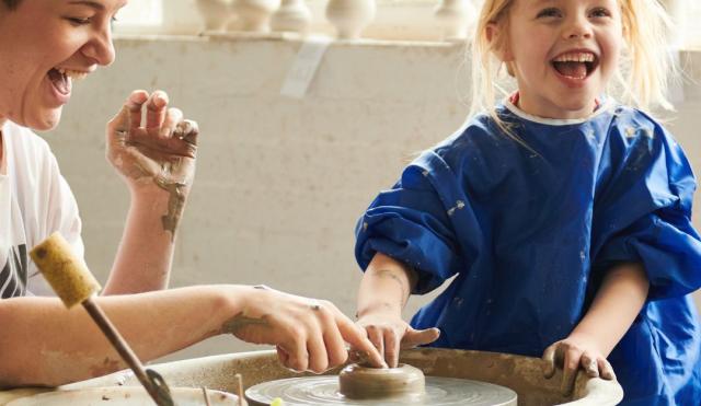 Potters Wheel class for children