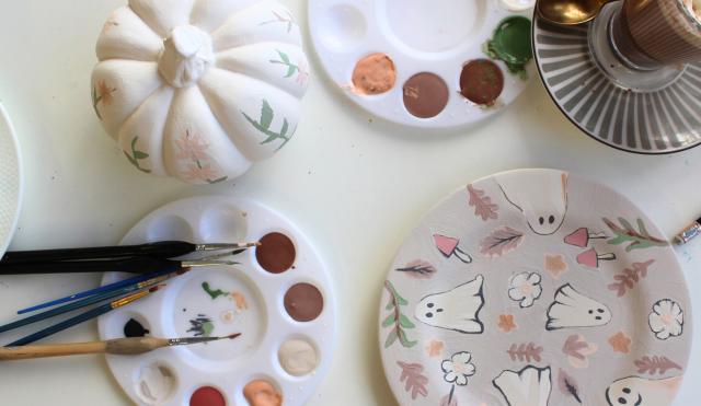 Autumn Pottery Painting 