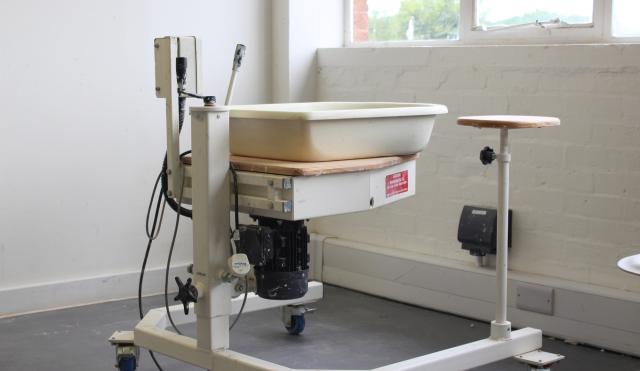 Accessible Wheel in Pottery Studio 